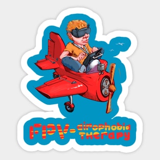 FPV - airphobia therapy Sticker